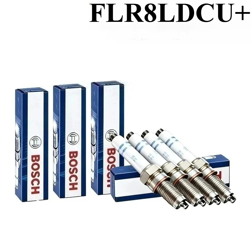 Bosch Spark Plug Copper - หัวเทียน Bosch FLR8LDCU+ แกนนิกเกิล-คอปเปอร์ ทนความร้อนสูง เหมาะสำหรับเครื่องยนต์