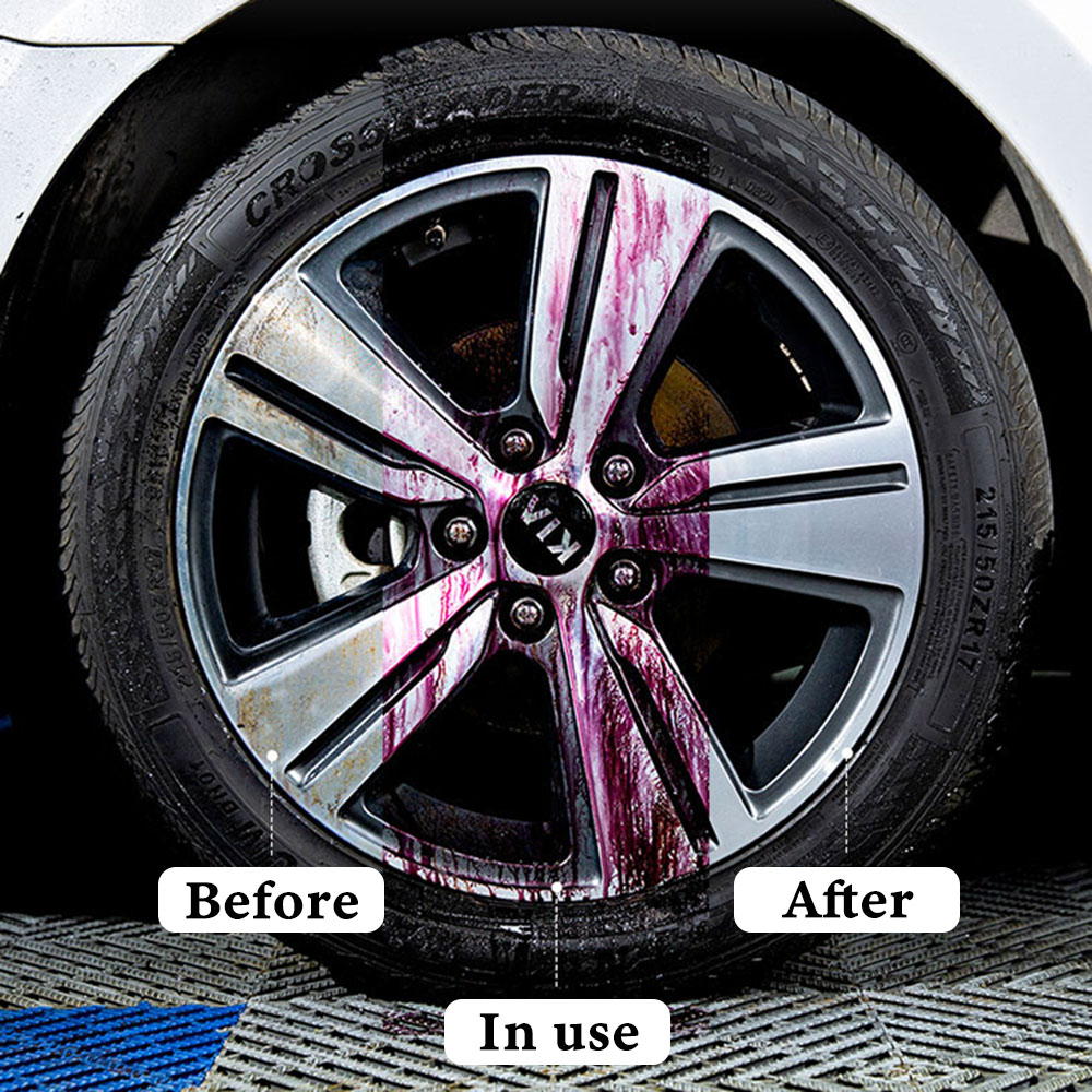 น้ำยาล้างคราบเหล็กบนสีรถยนต์ น - Wheel Cleaner Alloy บทวิจารณ์และราคา